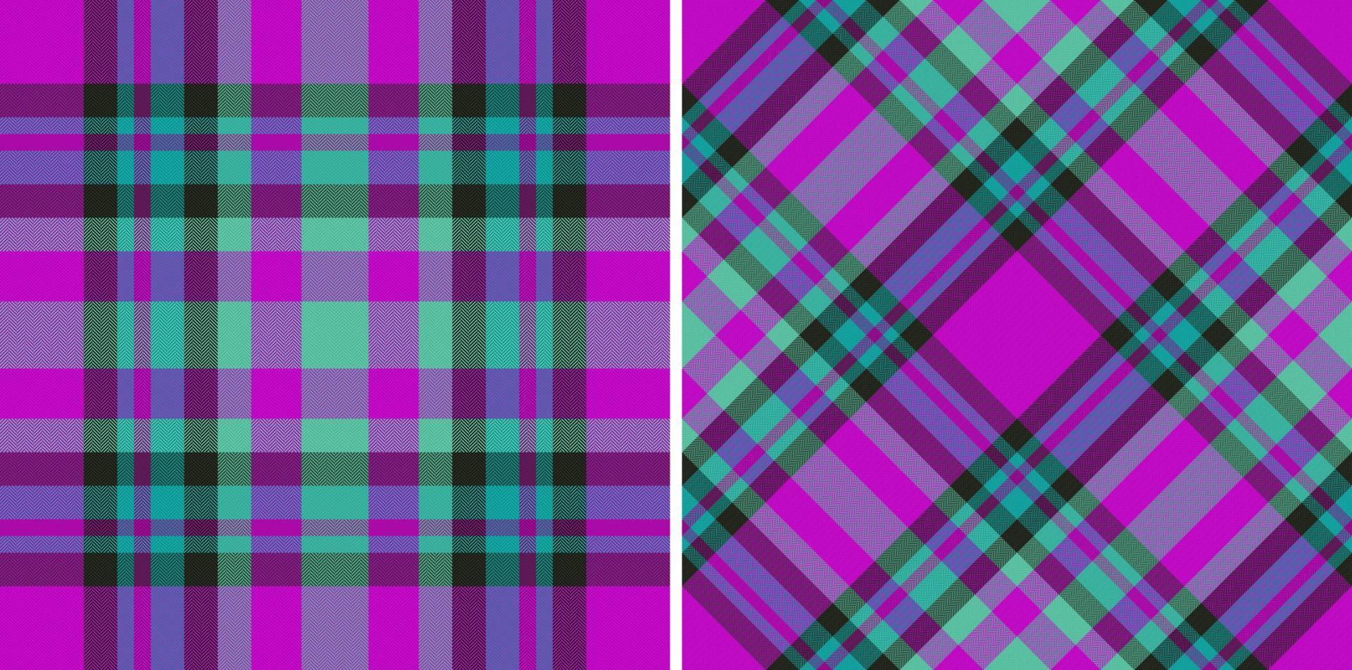 Plaid vector textile. Seamless tartan background. Fabric check pattern texture.