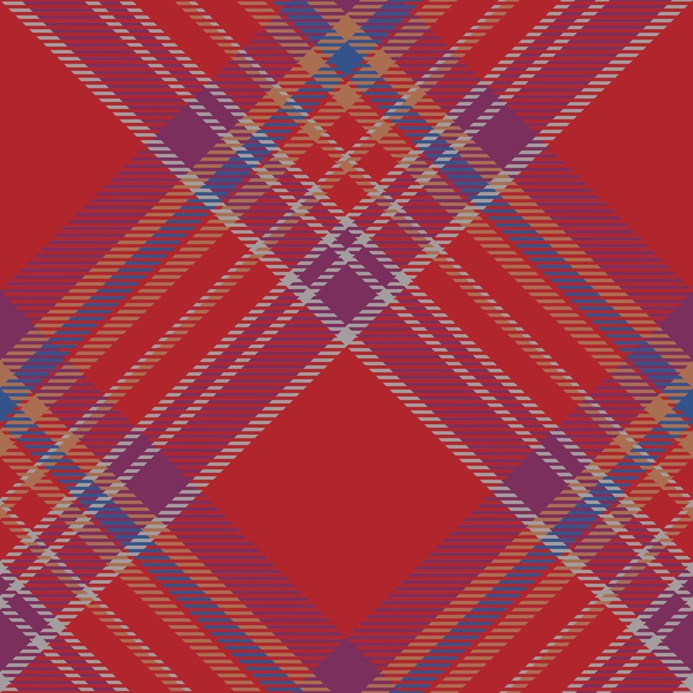 Plaid pattern vector. Check fabric texture. Seamless textile design for clothes, paper print. vector