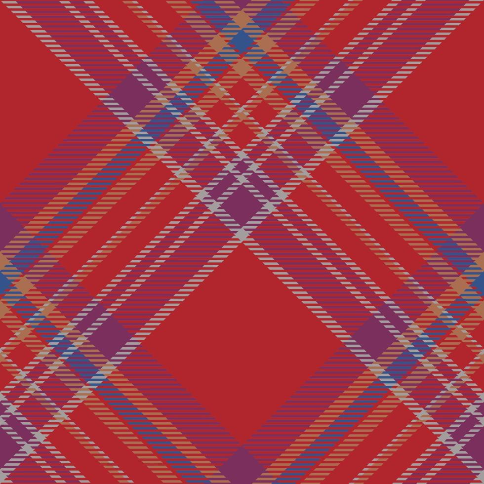 Plaid pattern vector. Check fabric texture. Seamless textile design for clothes, paper print. vector