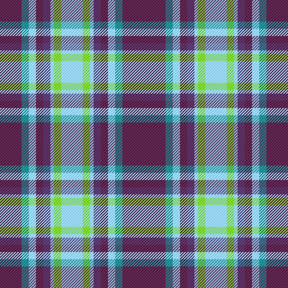 Plaid tartan textile. Fabric texture background. Seamless check pattern vector. vector