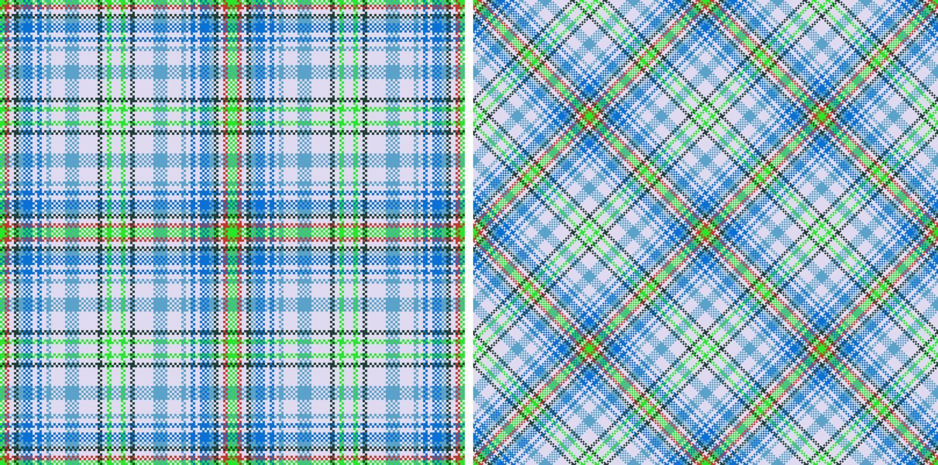 Texture pattern vector. Seamless check textile. Plaid fabric background tartan. vector