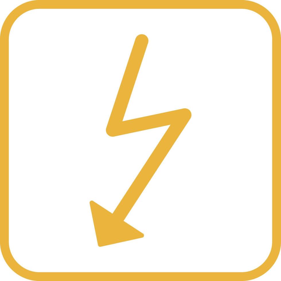 icono de vector de flash único