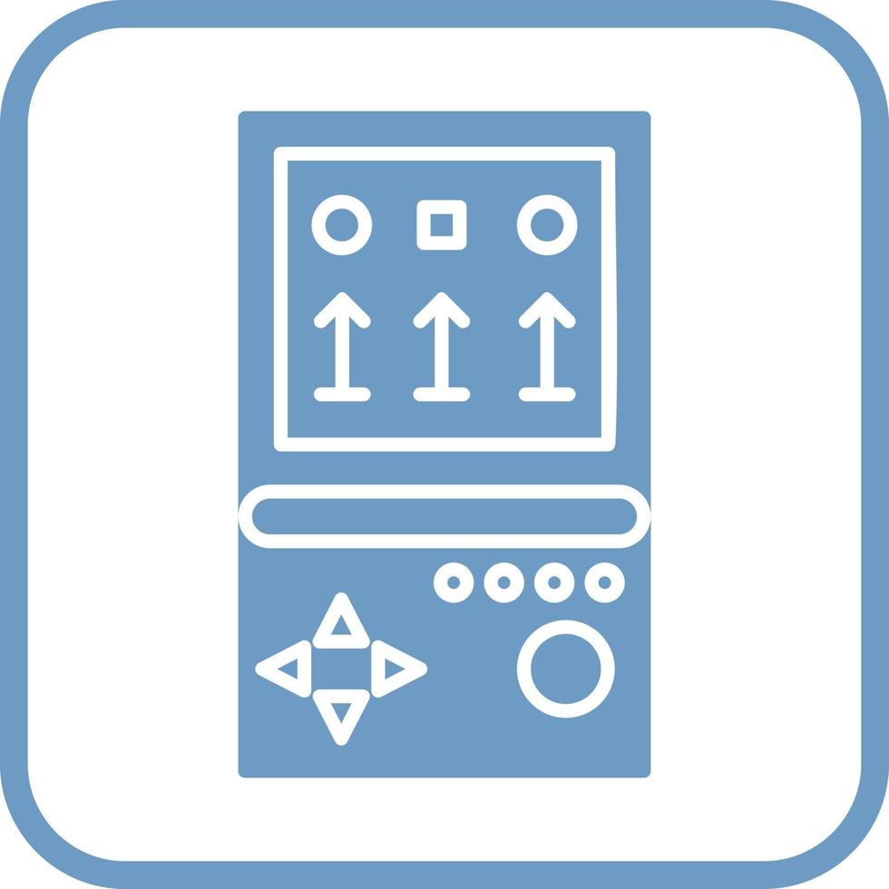 Unique Brick Game Vector Icon
