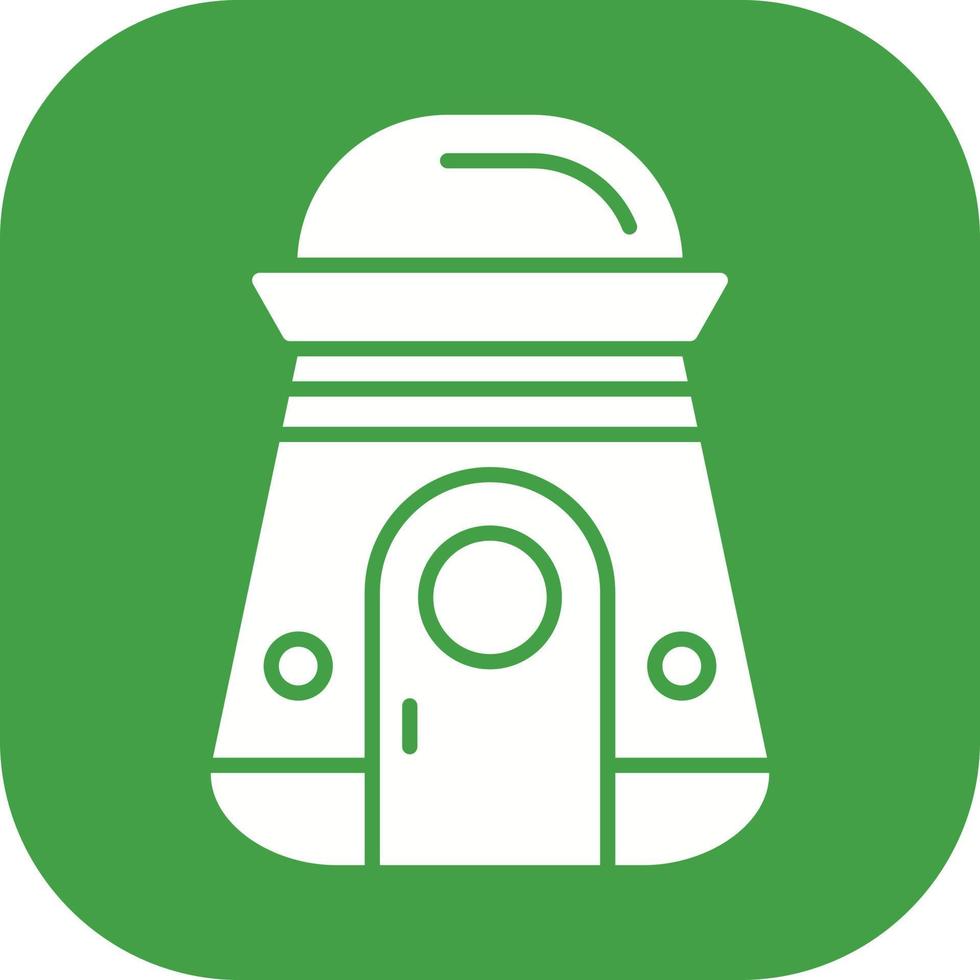 Space Capsule Vector Icon