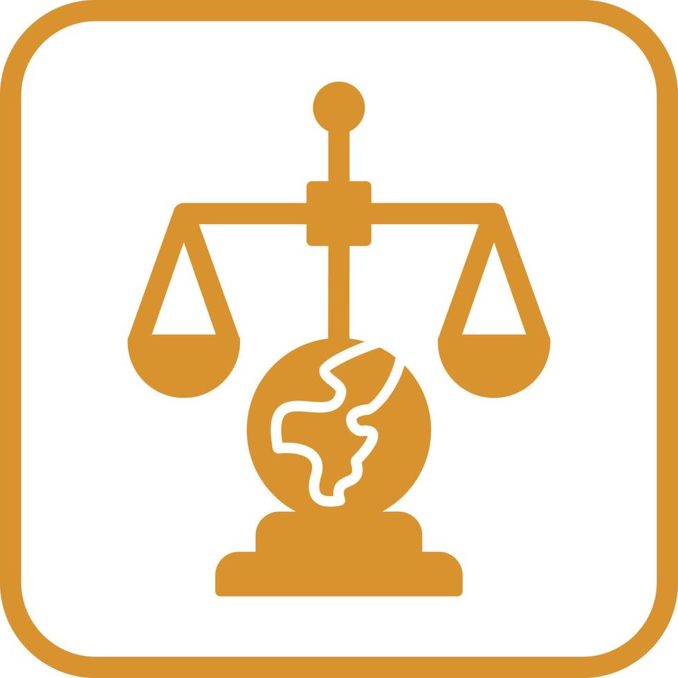 International Law Vector Icon