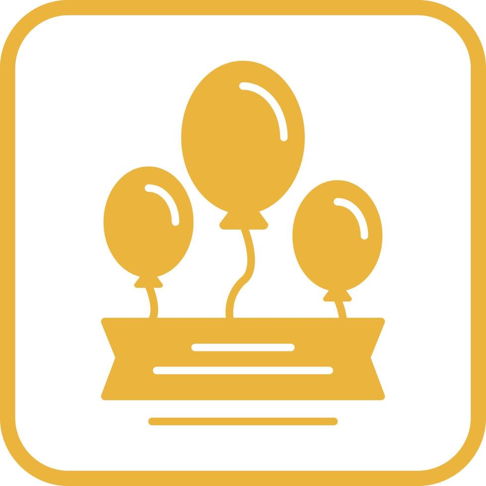 Balloons Vector Icon