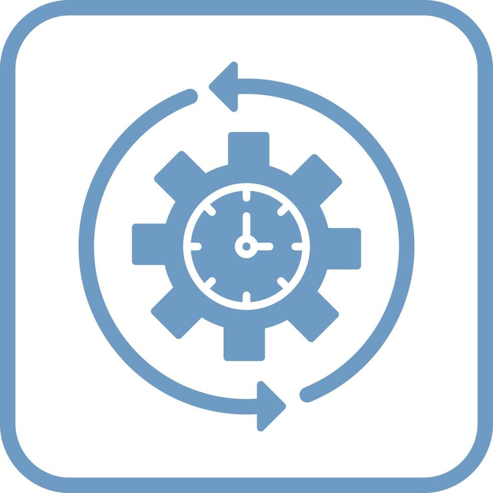 Rotate Time Vector Icon