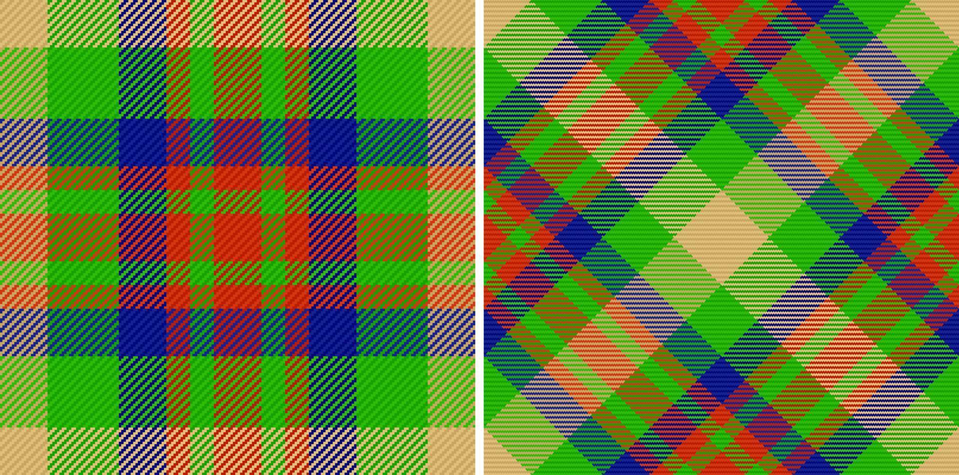 Check background vector. Fabric tartan texture. Seamless pattern textile plaid. vector