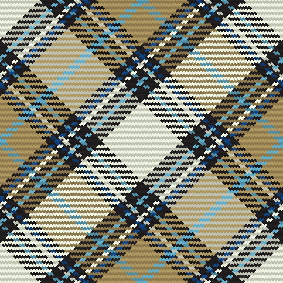 Seamless pattern of scottish tartan plaid. Repeatable background with check fabric texture. Vector backdrop striped textile print.