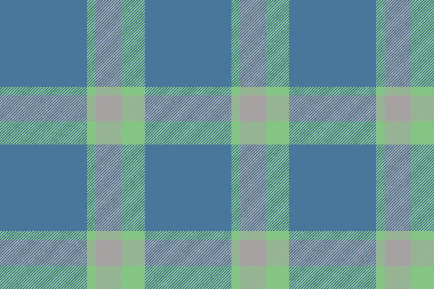 Plaid background, check seamless pattern in blue. Vector fabric texture for textile print, wrapping paper, gift card or wallpaper.