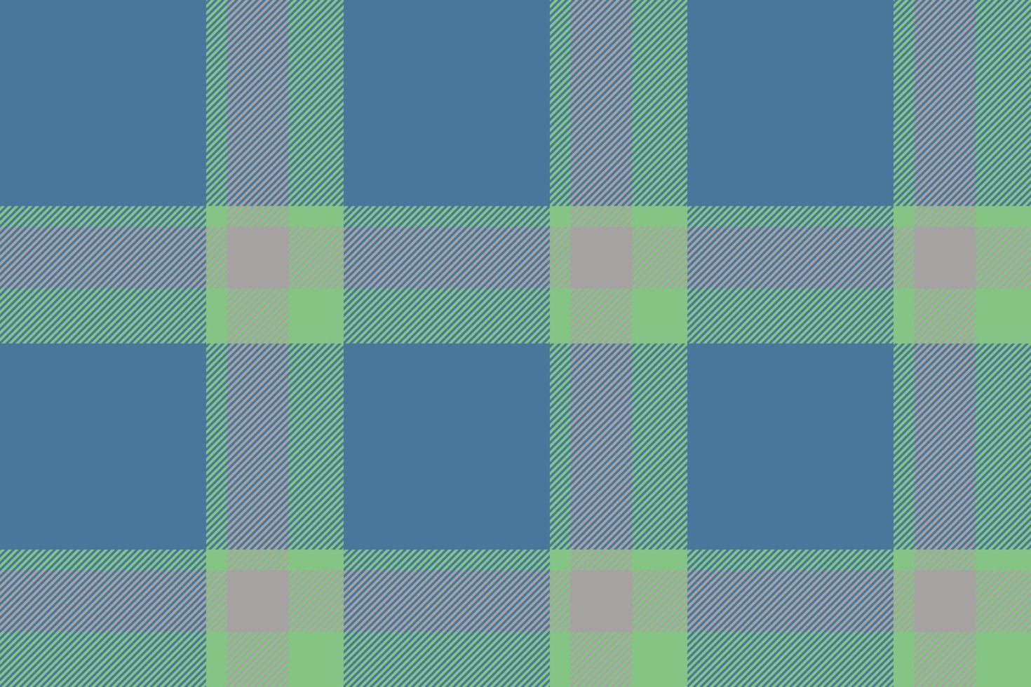 Plaid background, check seamless pattern in blue. Vector fabric texture for textile print, wrapping paper, gift card or wallpaper.