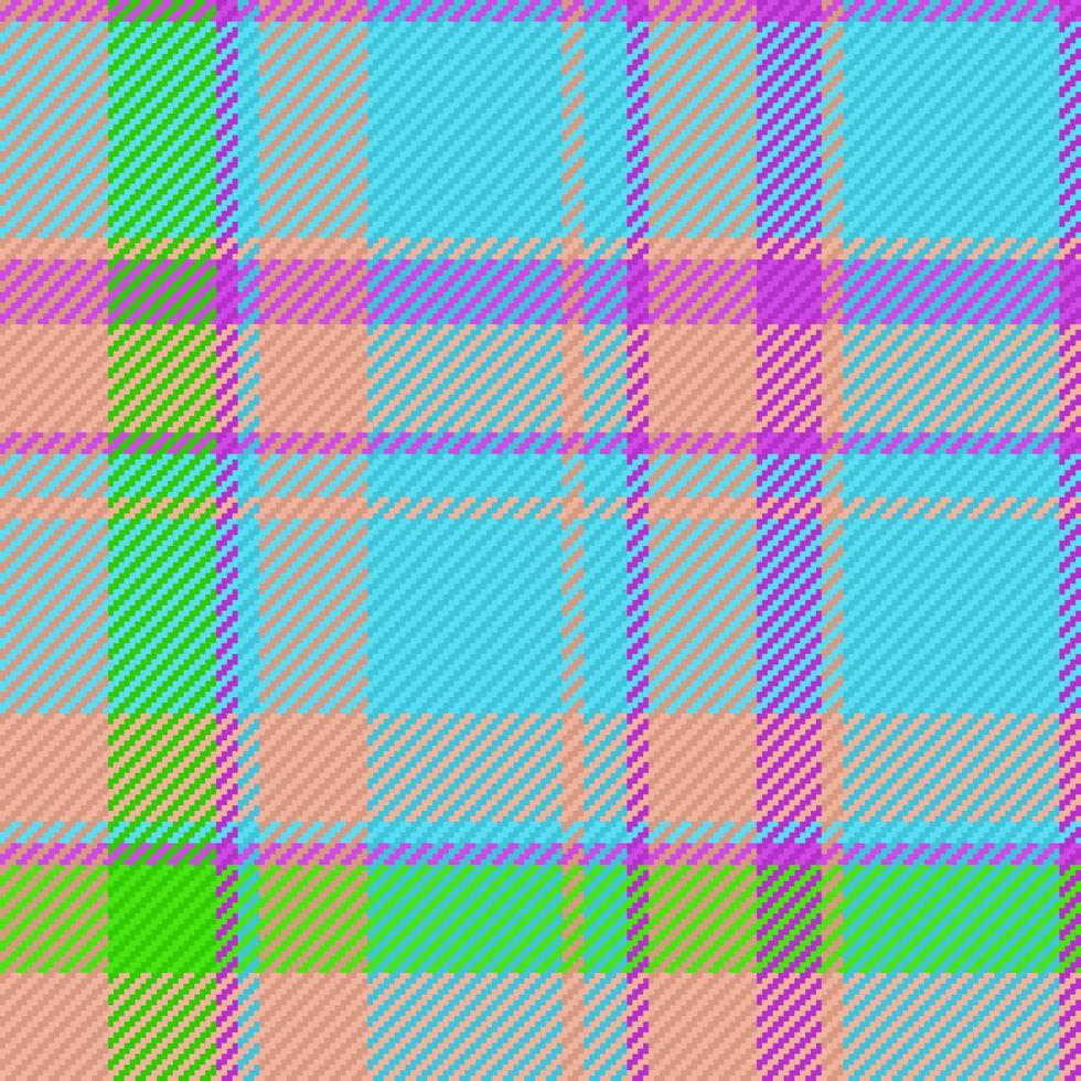 Pattern textile background. Fabric check tartan. Vector seamless texture plaid.