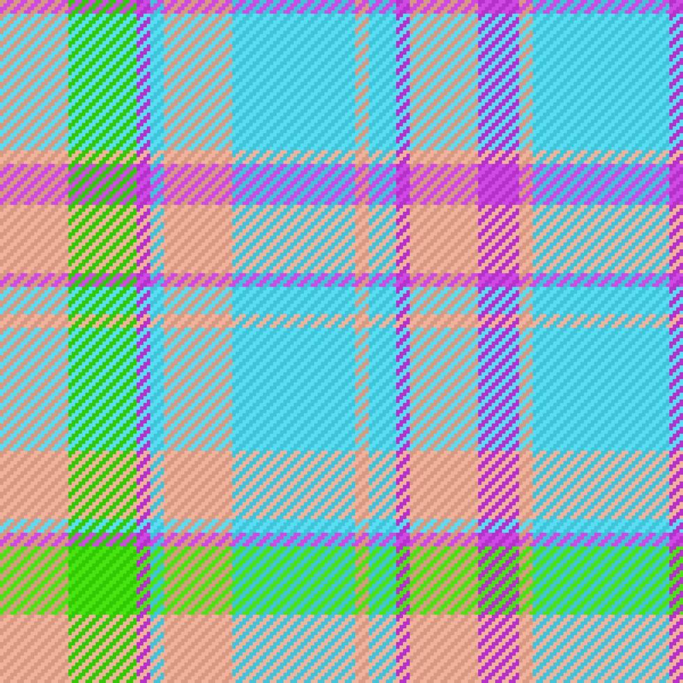 Pattern textile background. Fabric check tartan. Vector seamless texture plaid.