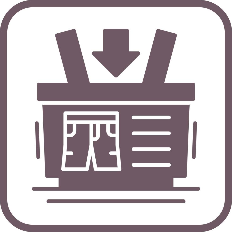 Shopping Basket Vector Icon