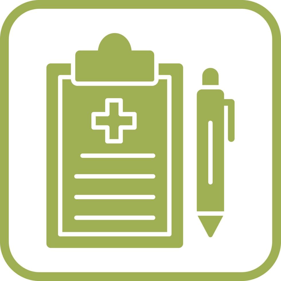 Medical Record Vector Icon