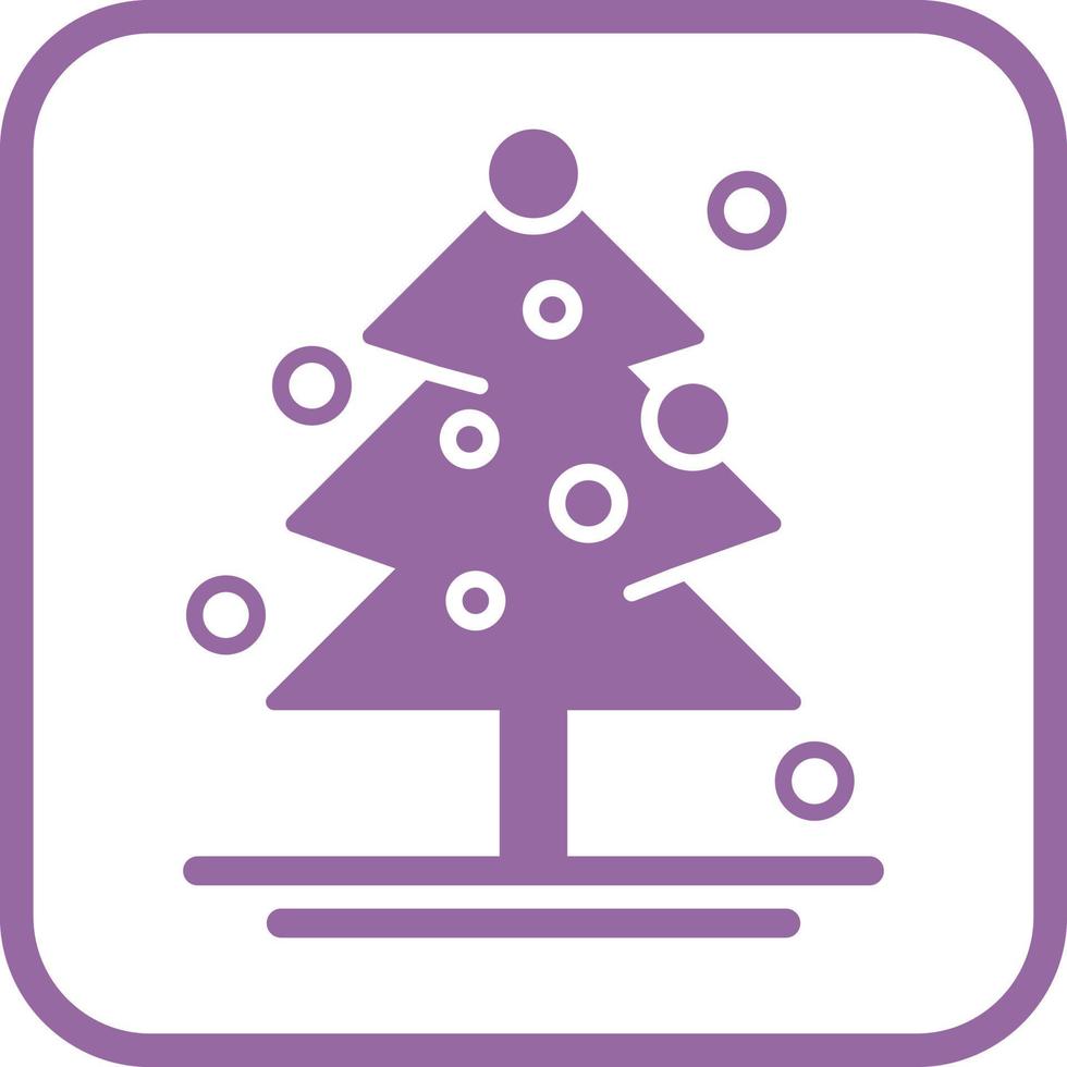 icono de vector de árbol de navidad