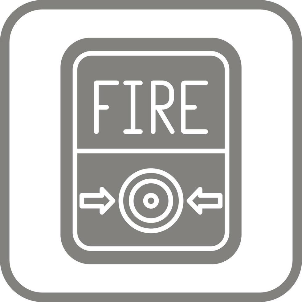 icono de vector de botón de fuego