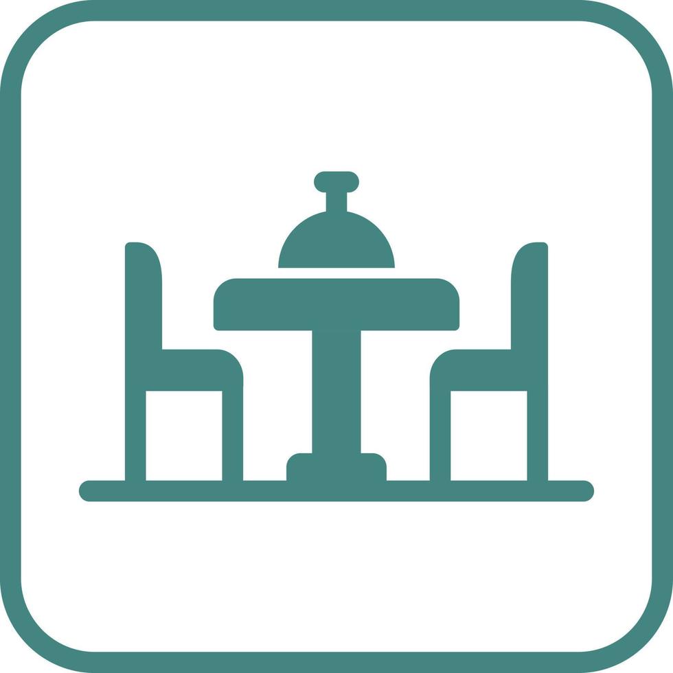 Dinning Table Vector Icon