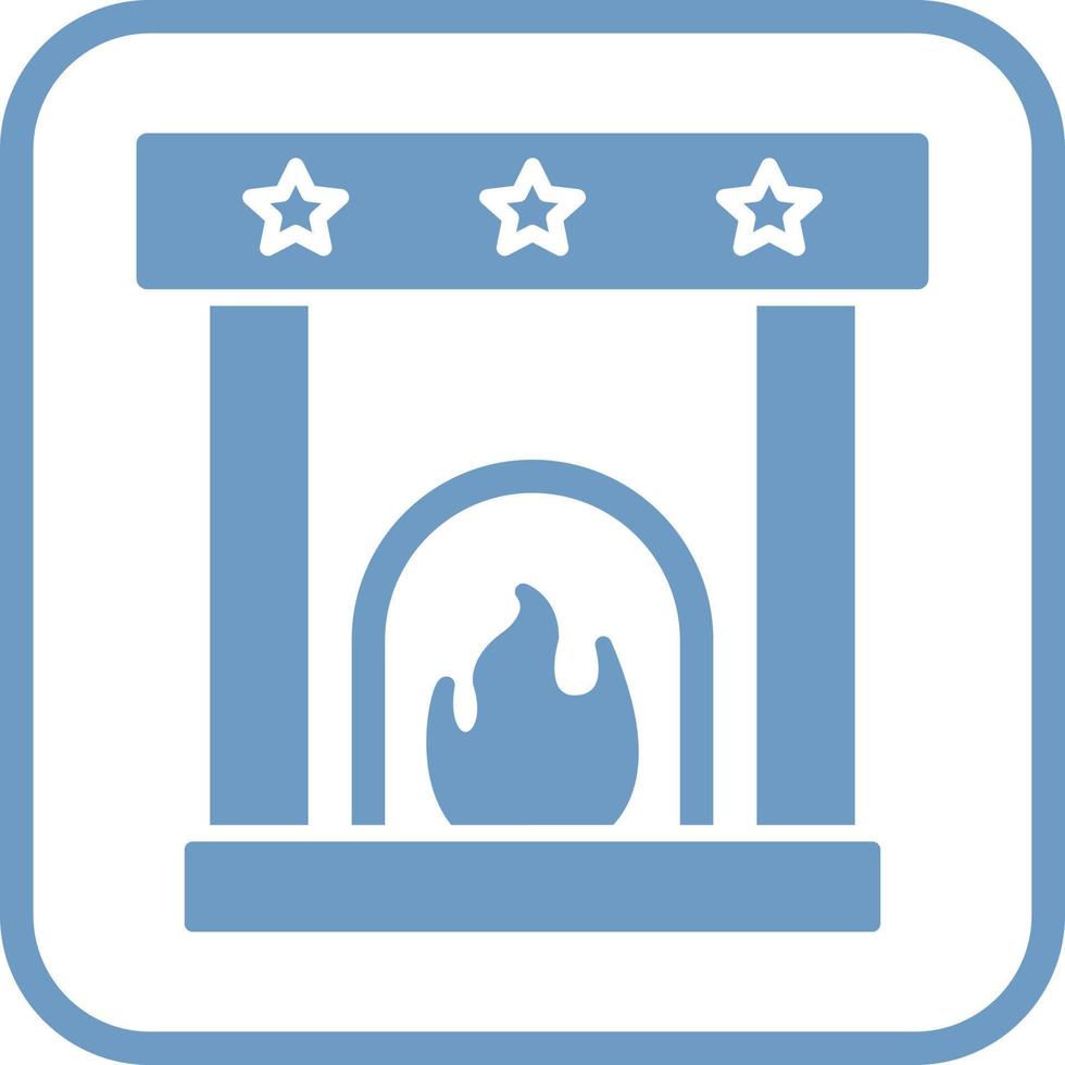 Fireplace Vector Icon