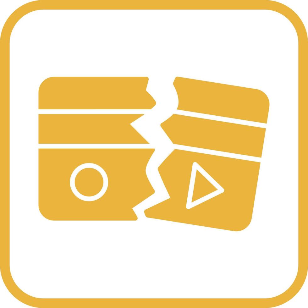 Broken Vector Icon