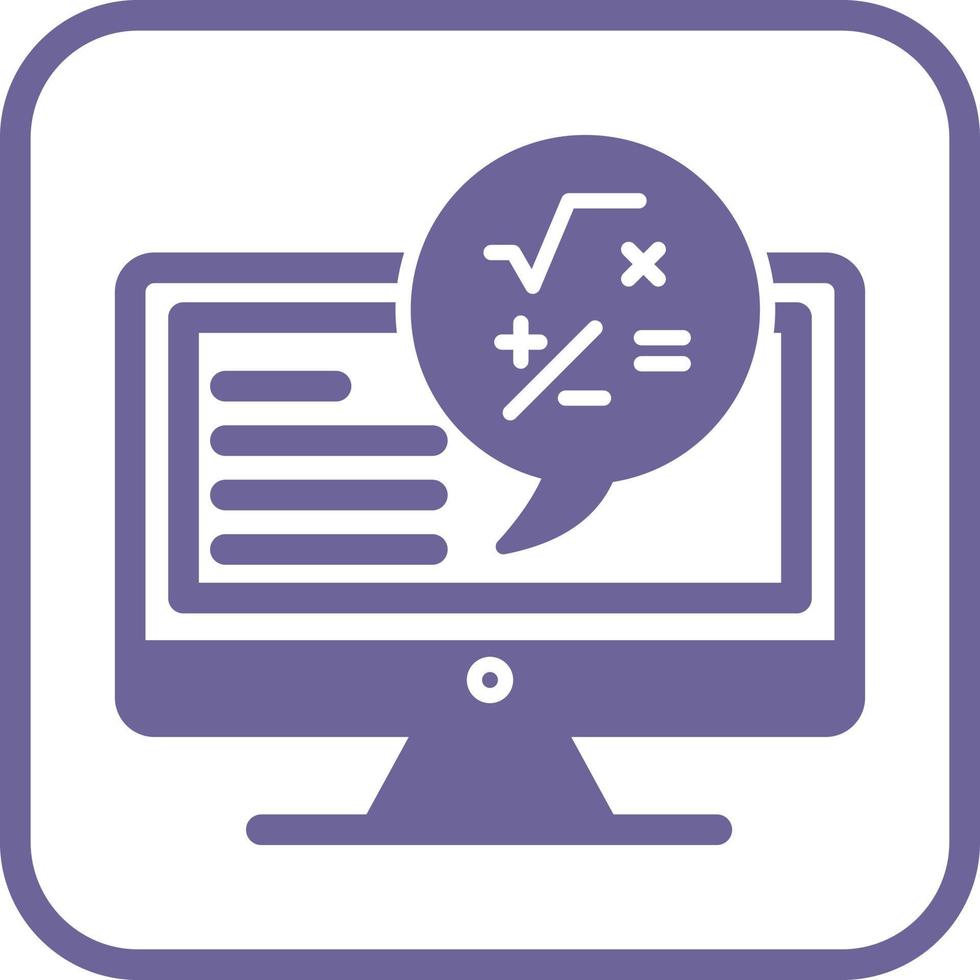 Maths Vector Icon