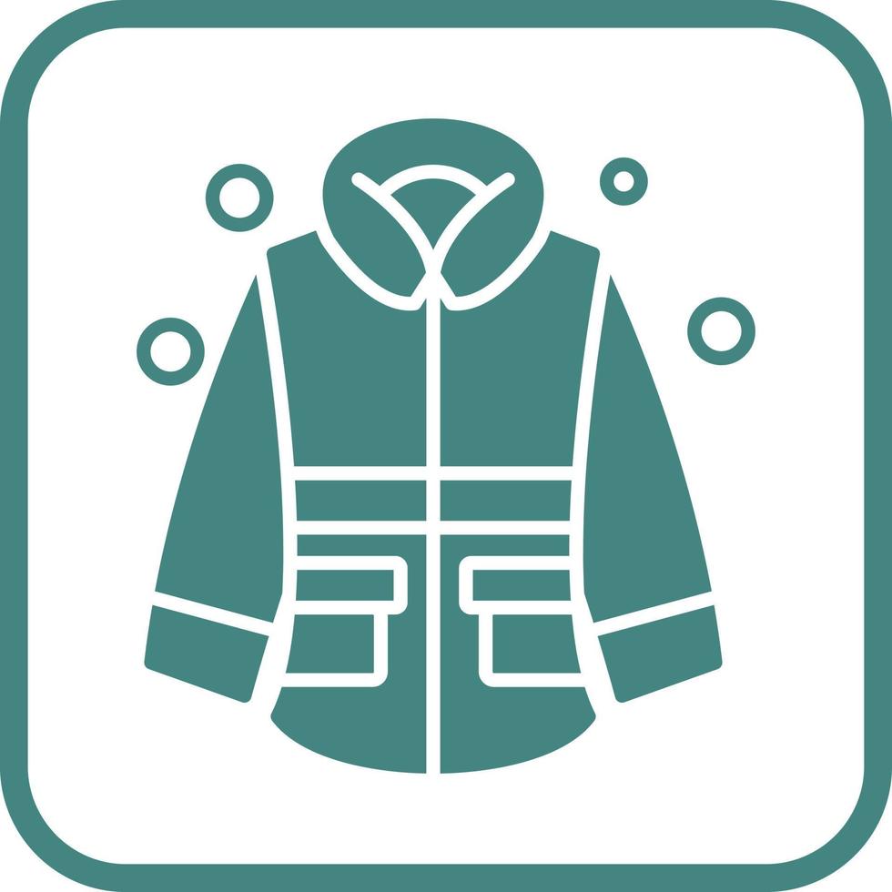 Winter Jacket Vector Icon