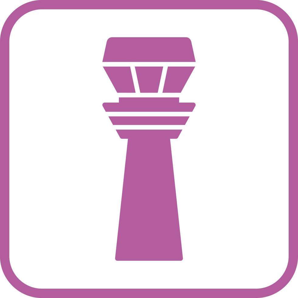 icono de vector de torre de control