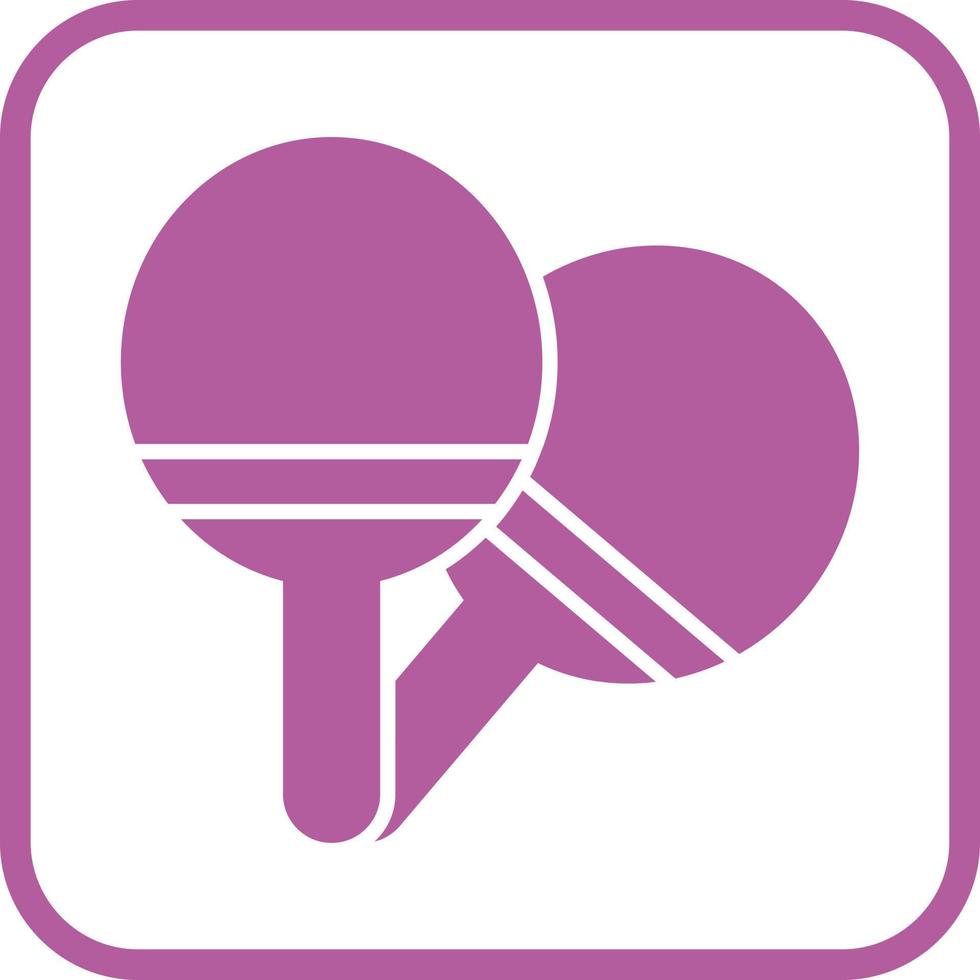 Ping Pong Vector Icon