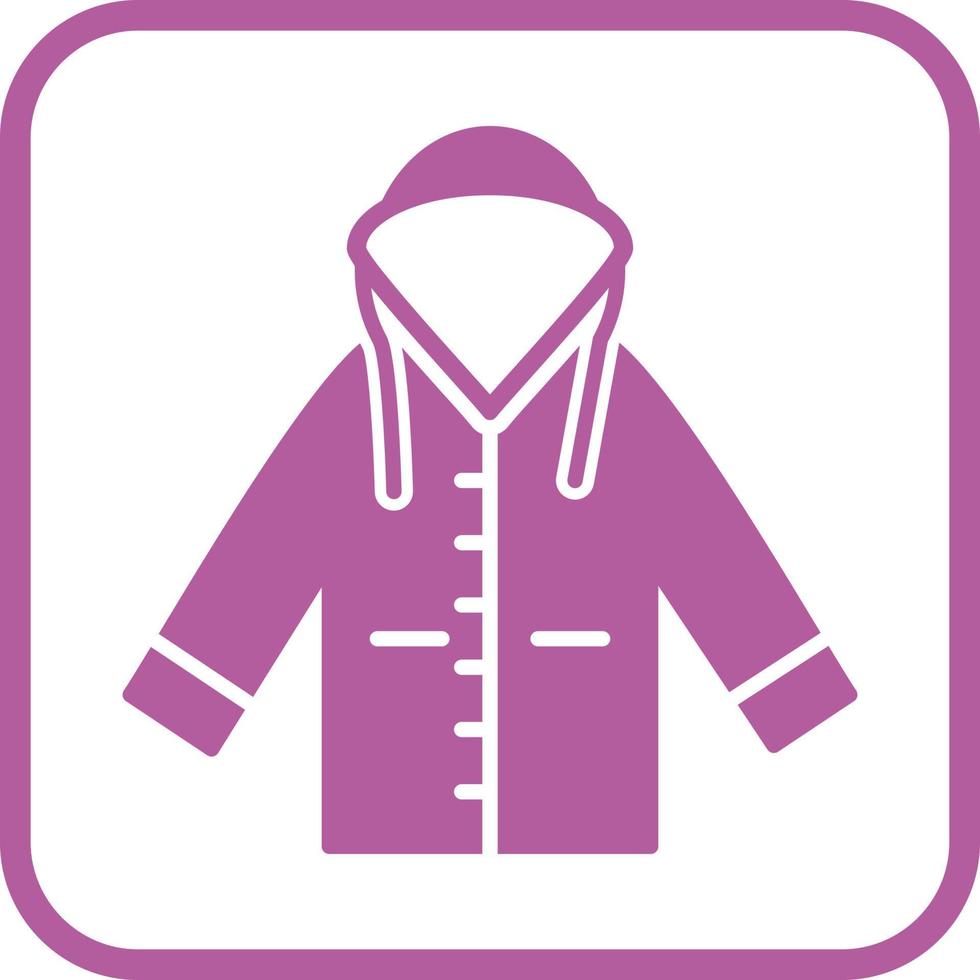 Raincoat Vector Icon