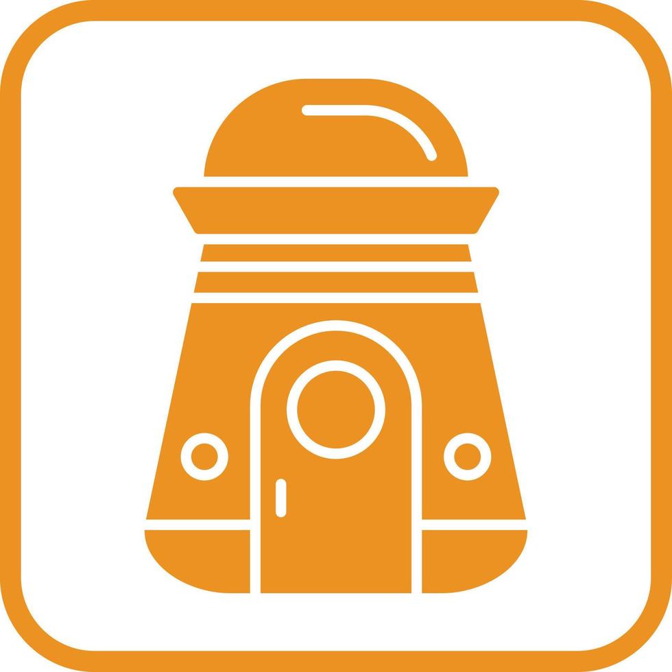 Space Capsule Vector Icon