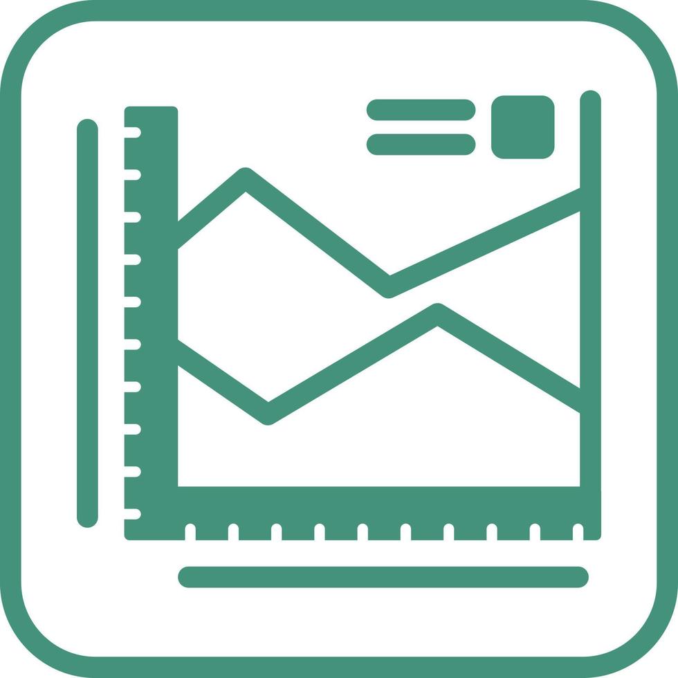 Spline Chart Vector Icon