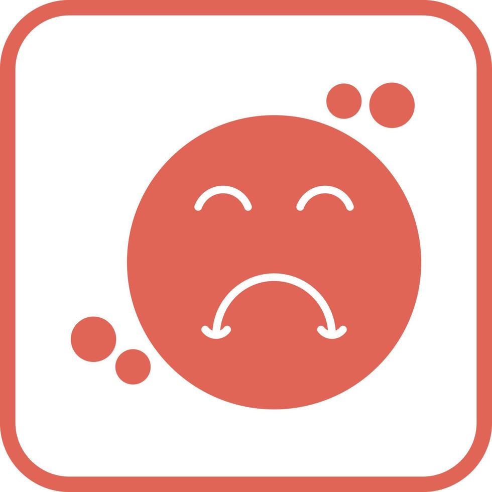 Upset Vector Icon