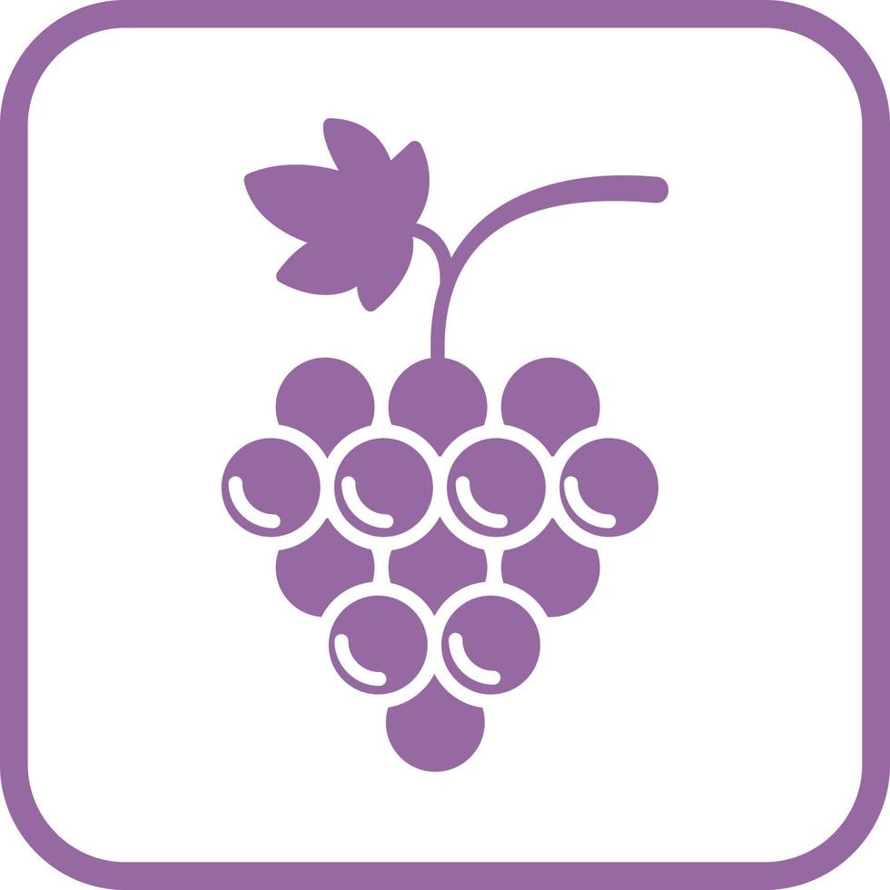 icono de vector de uvas