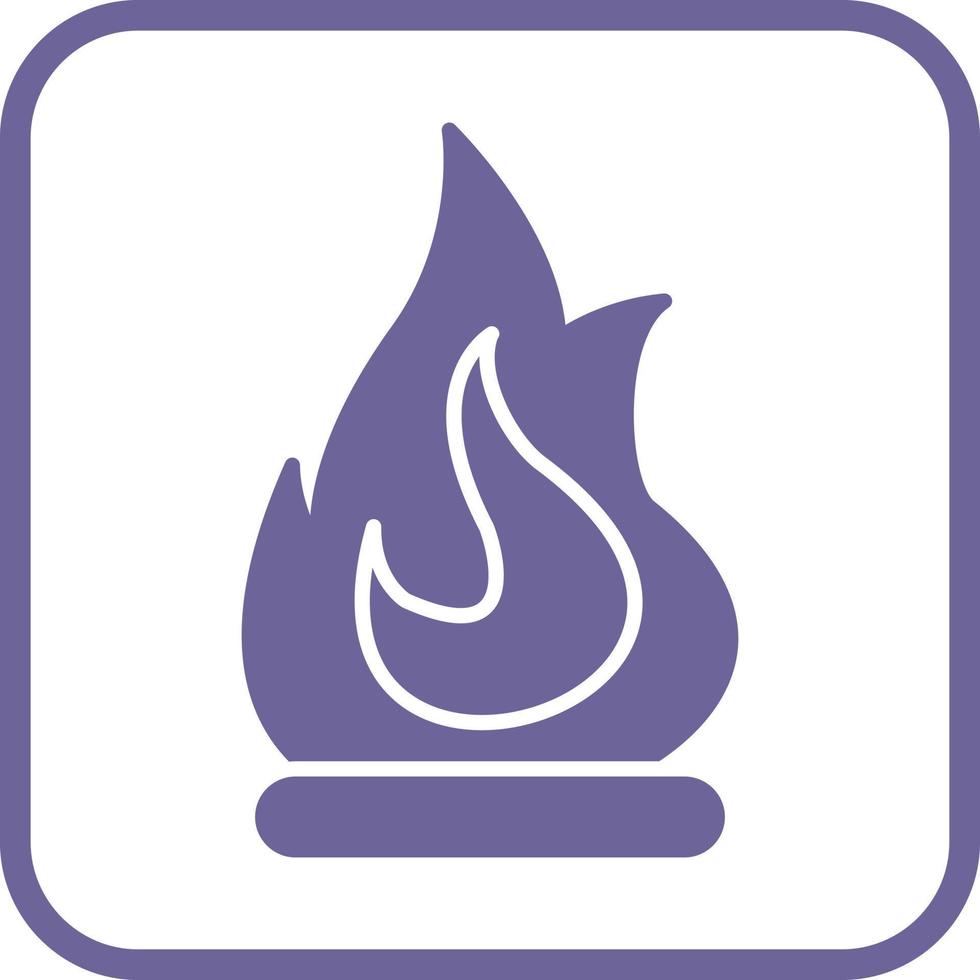 icono de vector de fuego