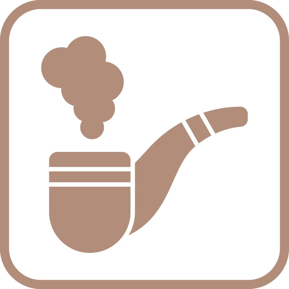 Smoke Pipe Vector Icon