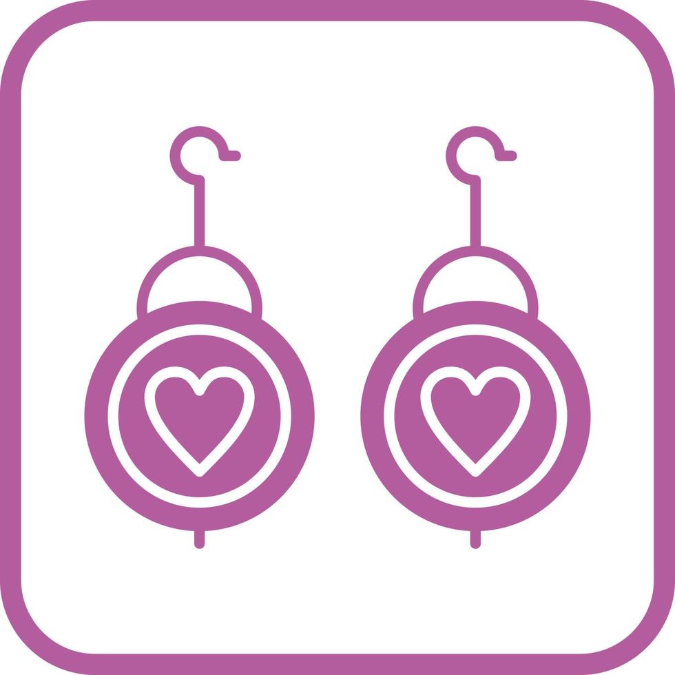 Earrings Vector Icon