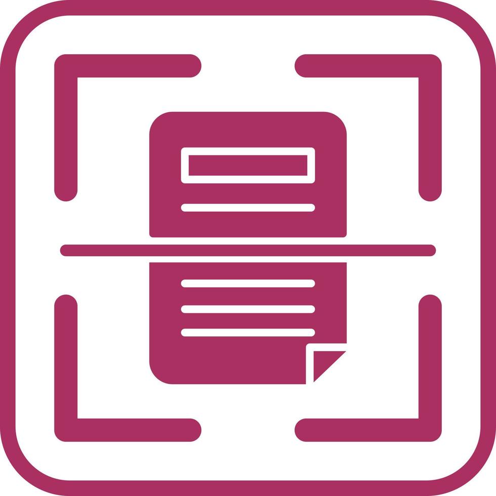 Scan Vector Icon