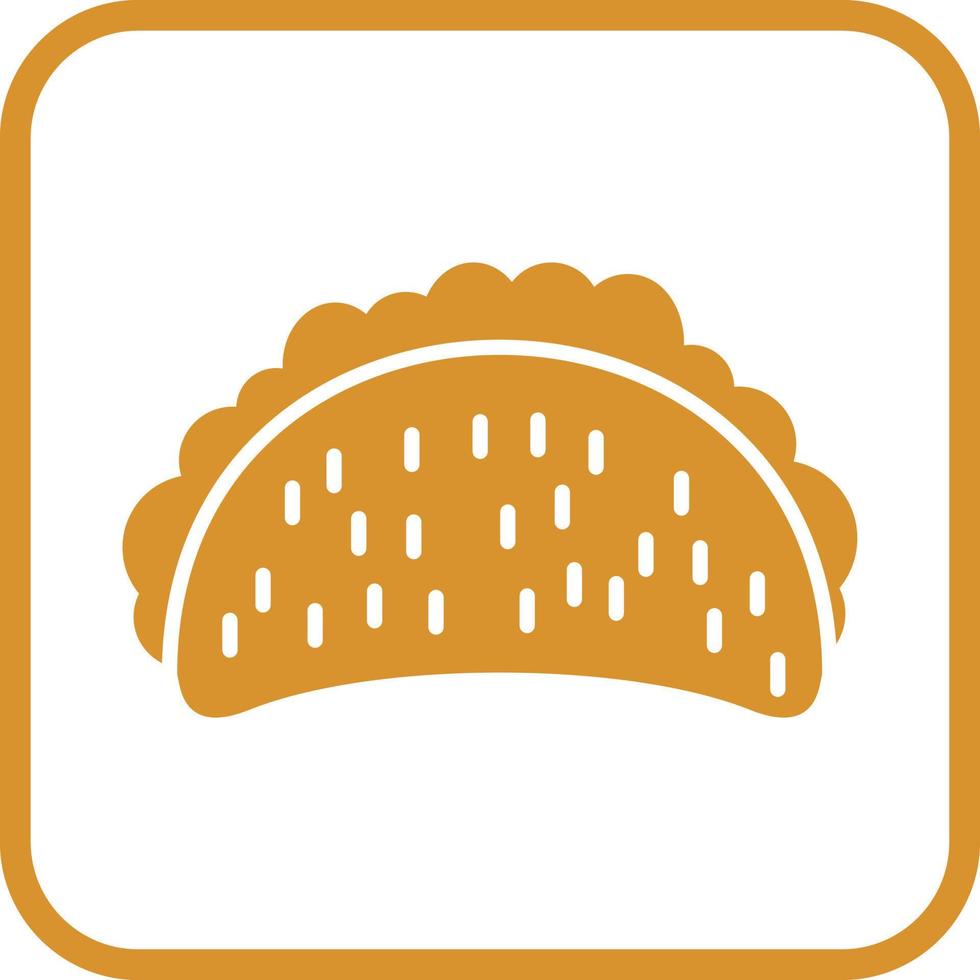 icono de vector de tacos