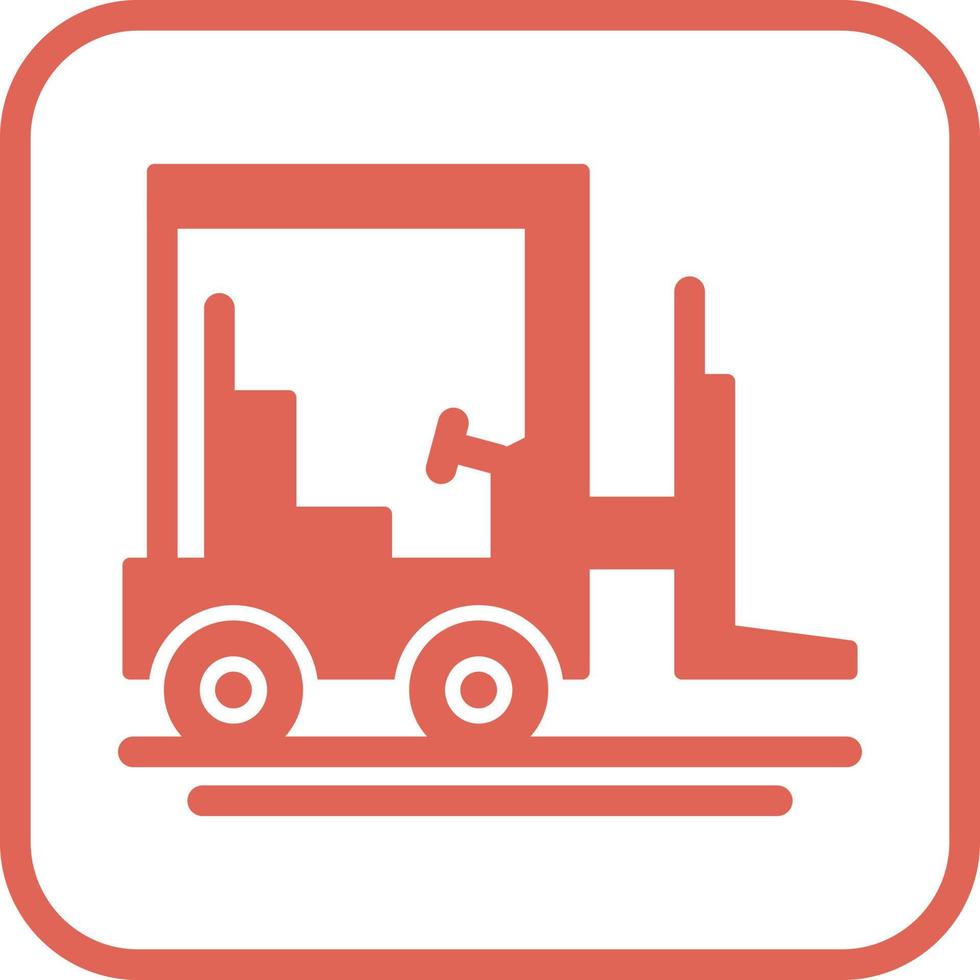 Forklift Vector Icon
