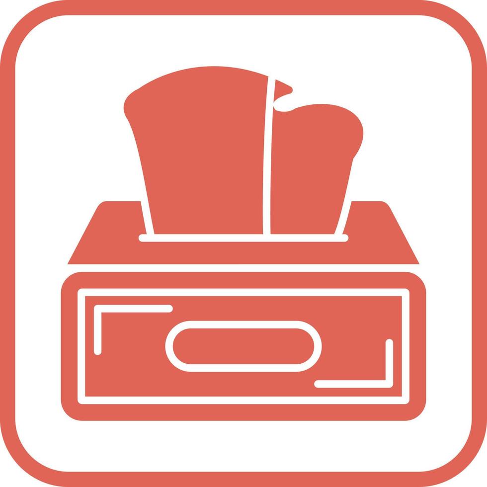 Tissue Box Vector Icon