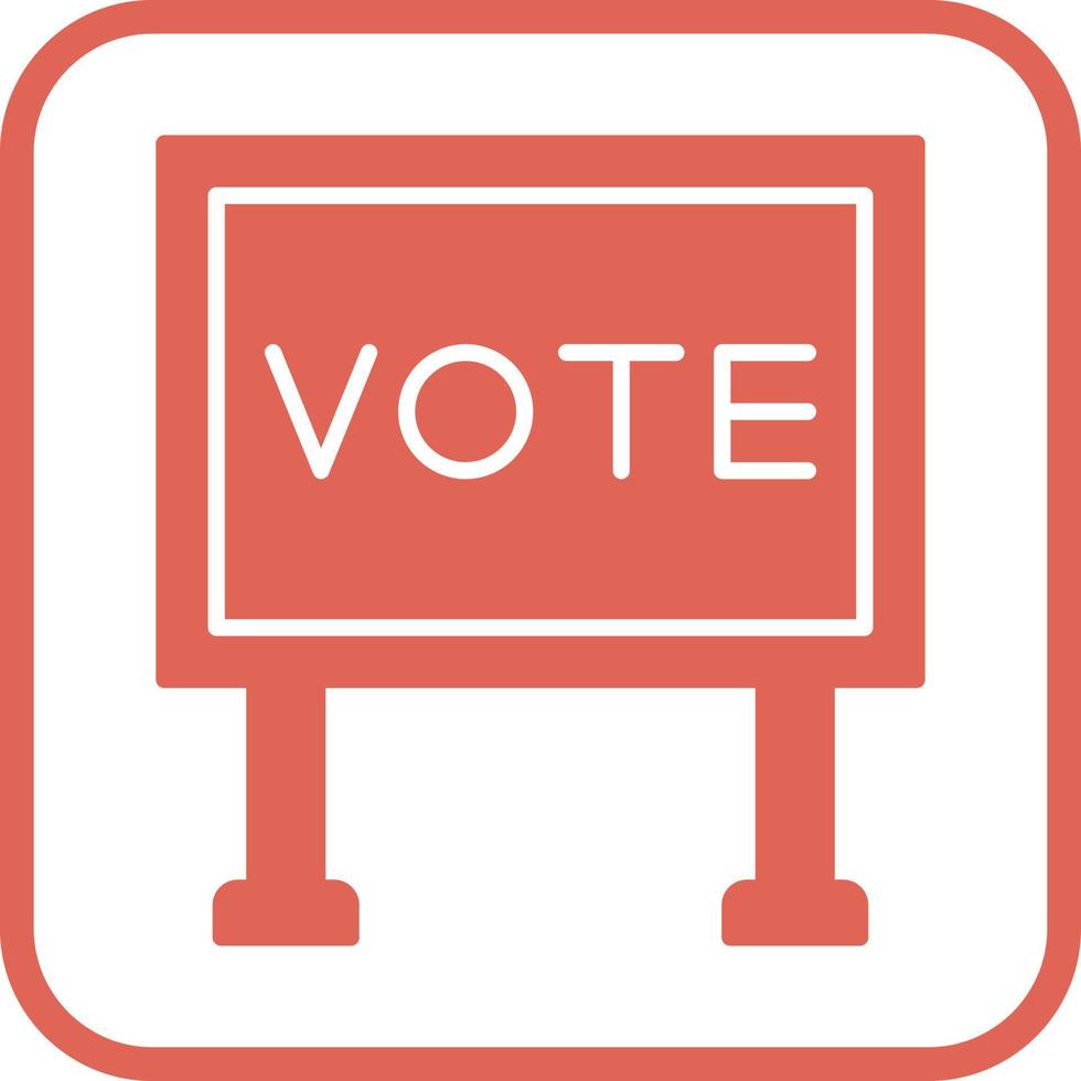 Billboard Vector Icon