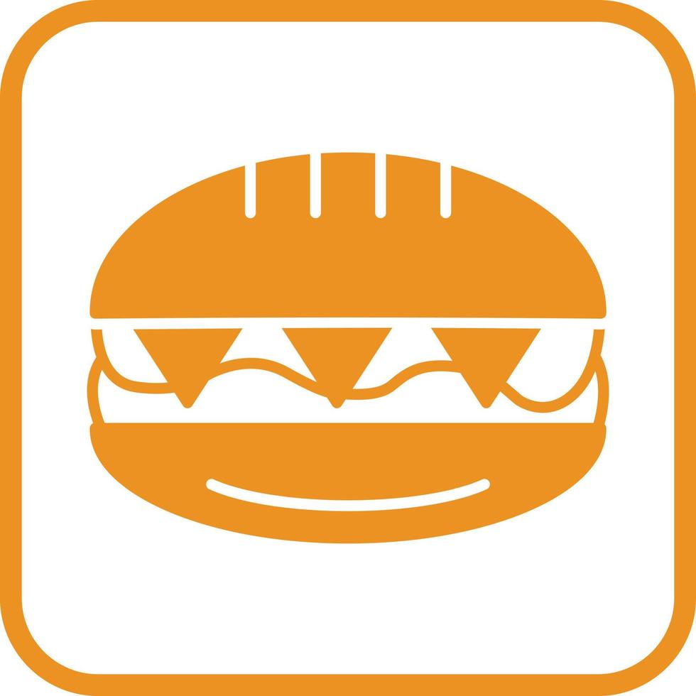 icono de vector de sándwich