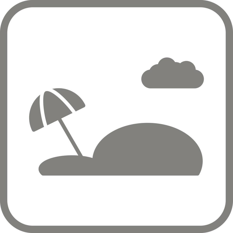 Beach Vector Icon