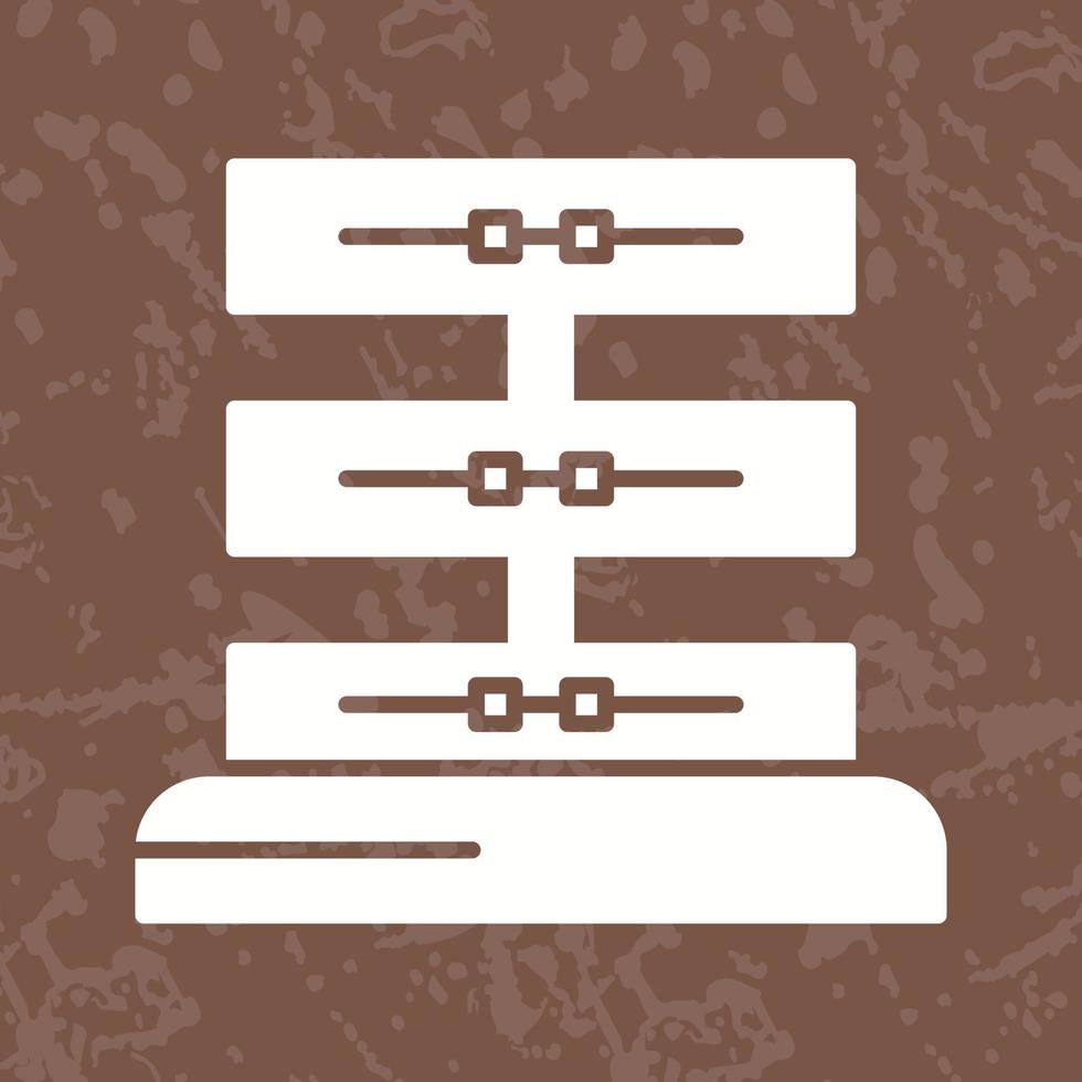 Server Glyph Icon vector