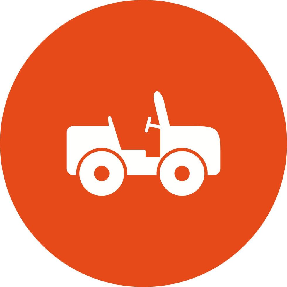 Safari Jeep Vector Icon