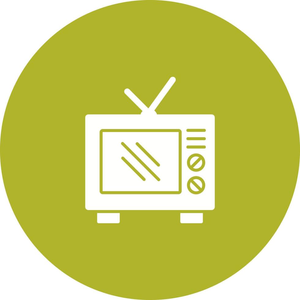 Old TV Vector Icon