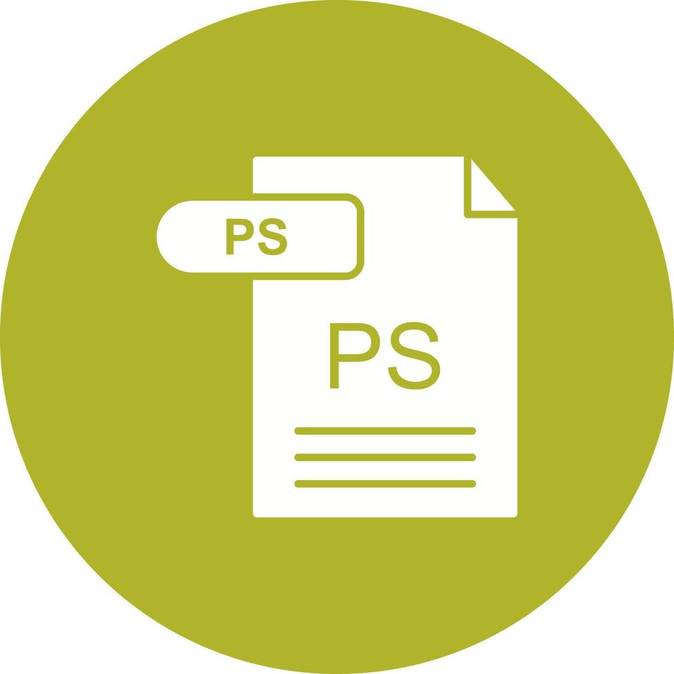 PS Vector Icon