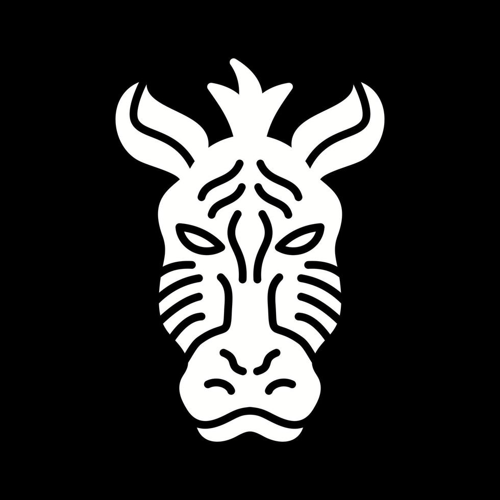 Zebra Vector Icon