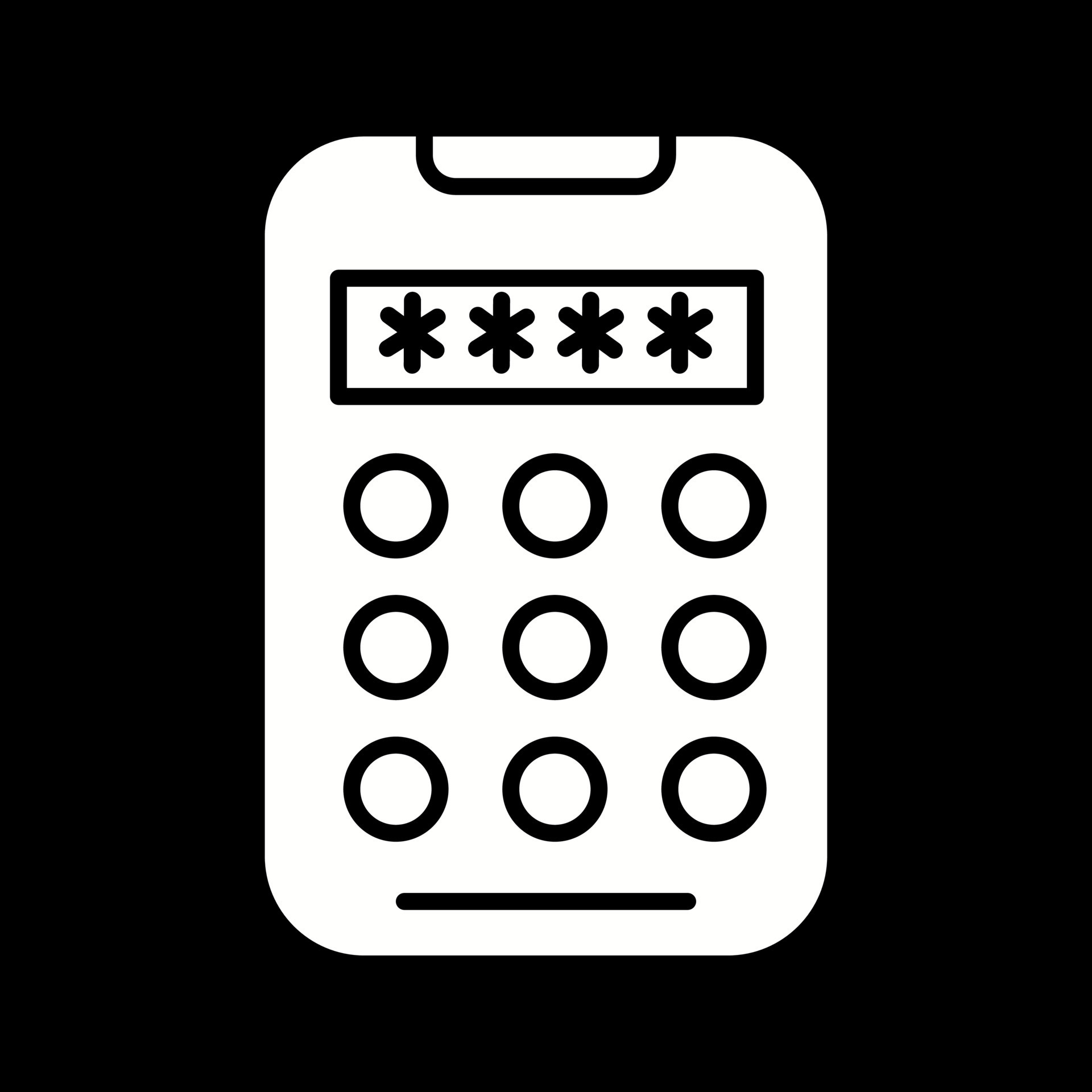 Pin Code Vector Icon 19921502 Vector Art at Vecteezy