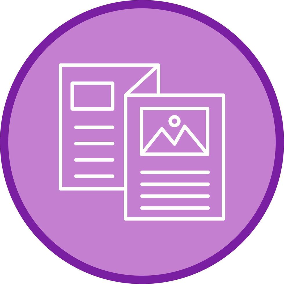 Brochure Vector Icon
